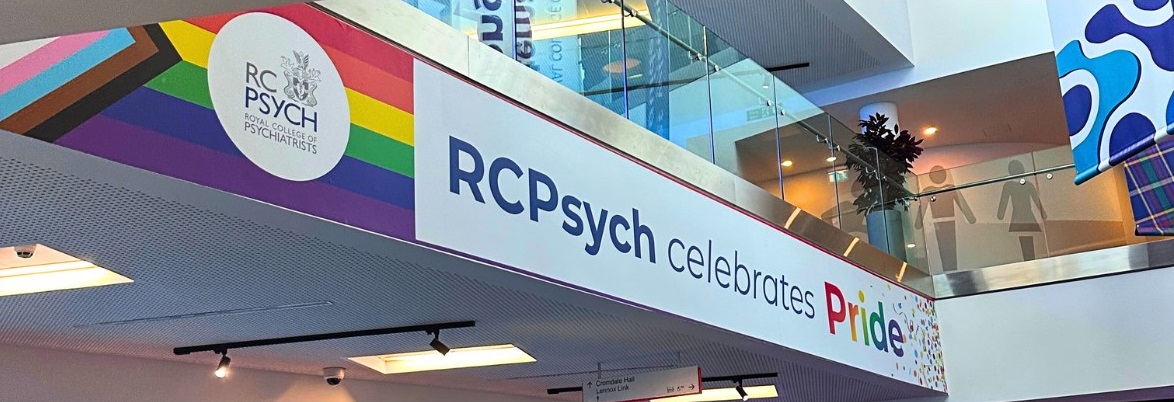 Pride banner at Congress 2024