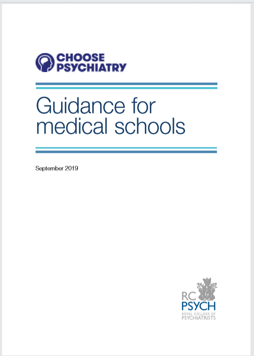 Choose psychiatry for medical schools
