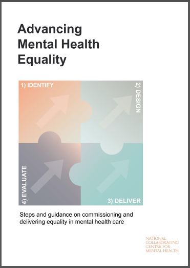 AMHE front cover Advancing Mental Health Equality guidance