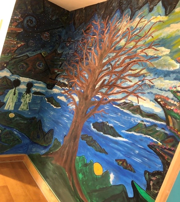 Example of Recovery Tree picture from a ward wall.