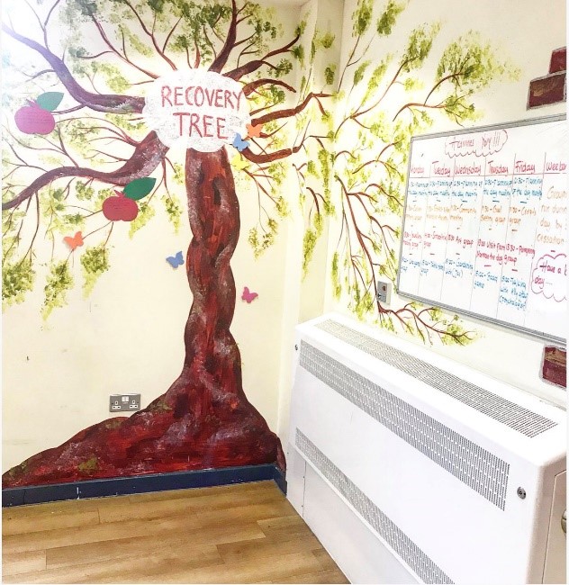 Example of Recovery Tree picture from a ward wall.