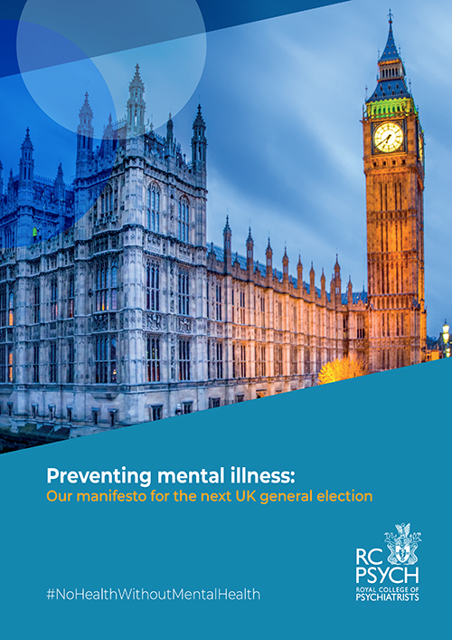 RCPsych election manifesto 2024 cover