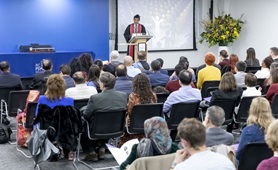 New Members Ceremony - Jan 23 - Subodh Dave and audience