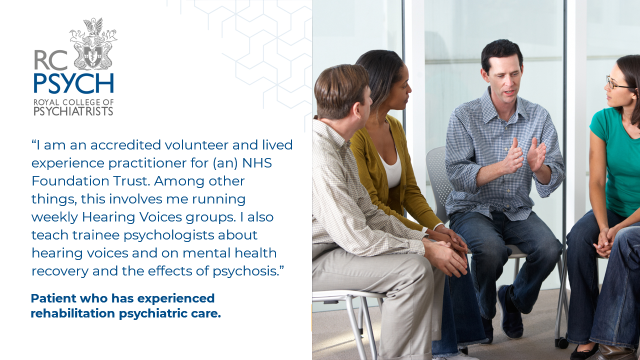 Coproduction - accredited volunteer