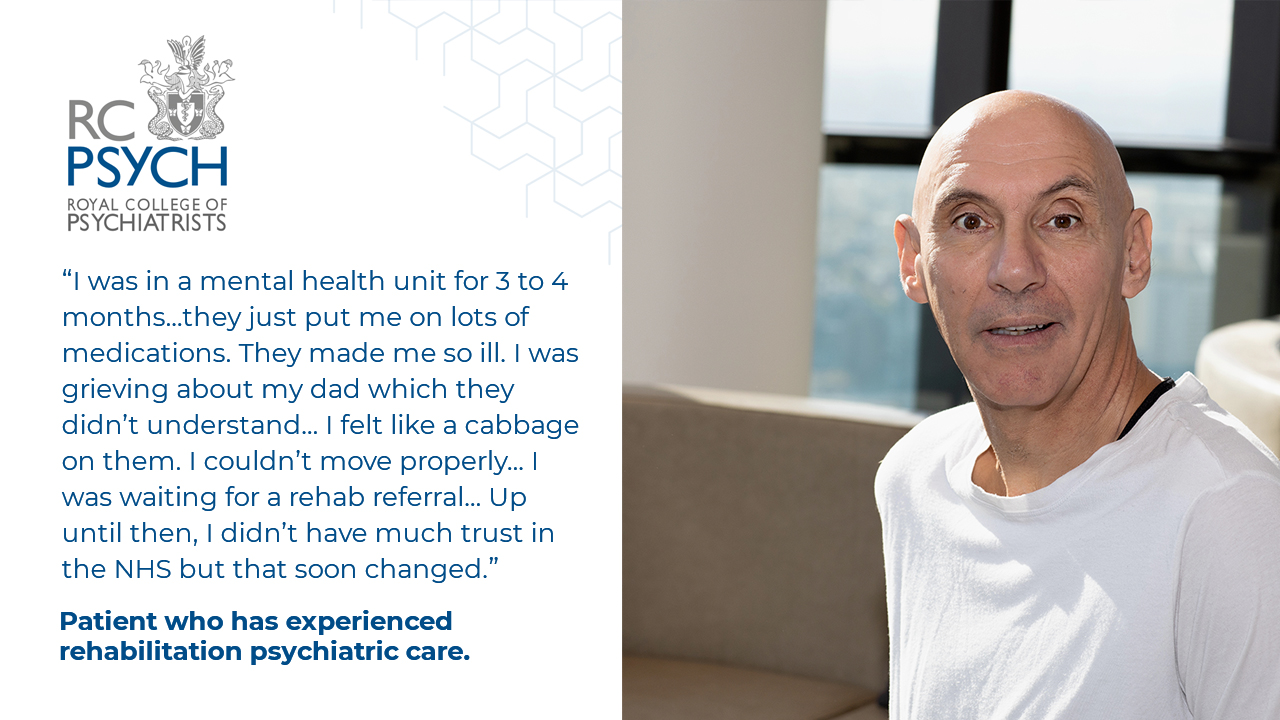 Lengthy admissions - then I came to rehab services