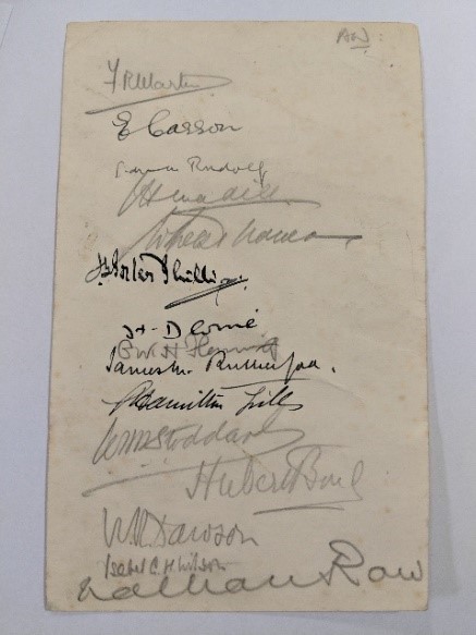 gaskell club signatures