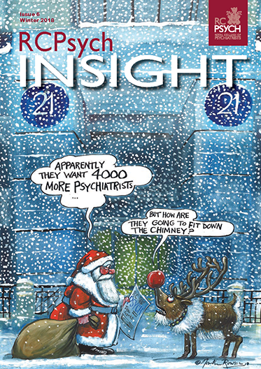 Cover of RCPsych Insight, Winter 2018