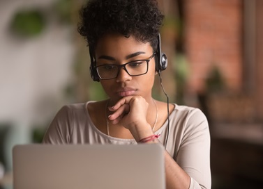 Listening podcast headphones 2