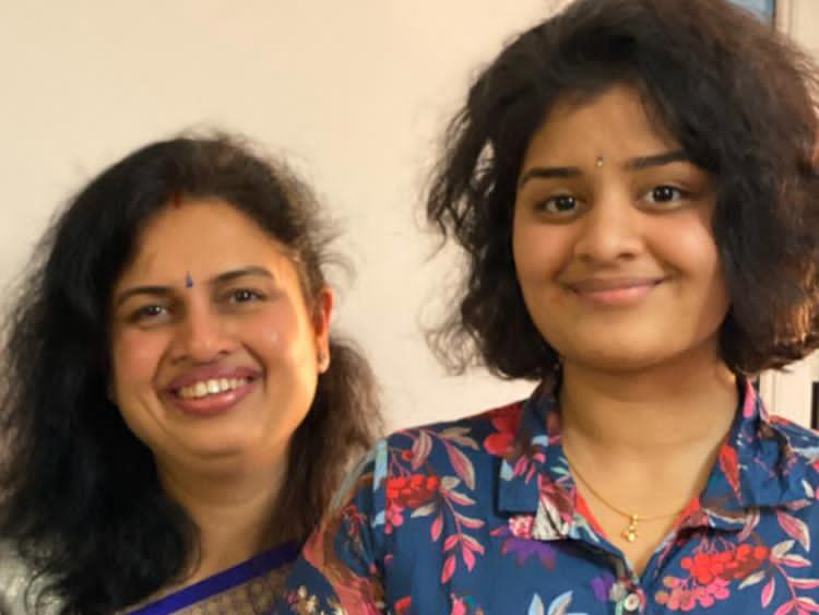 Sanjukta and her daughter Akshita