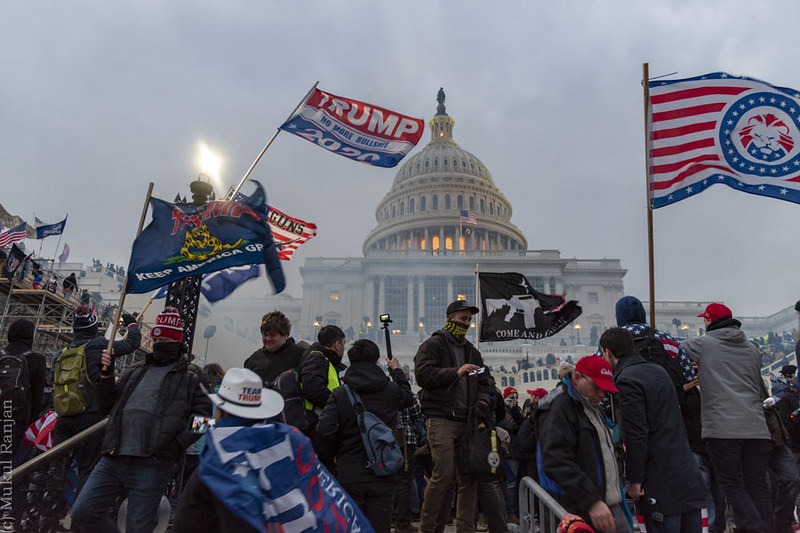 US Capitol Building Trump rally 2021