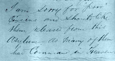 Possible “thought disorder” in William Martin’s letter to Queen Victoria. Reproduced with permission from Bristol Archives