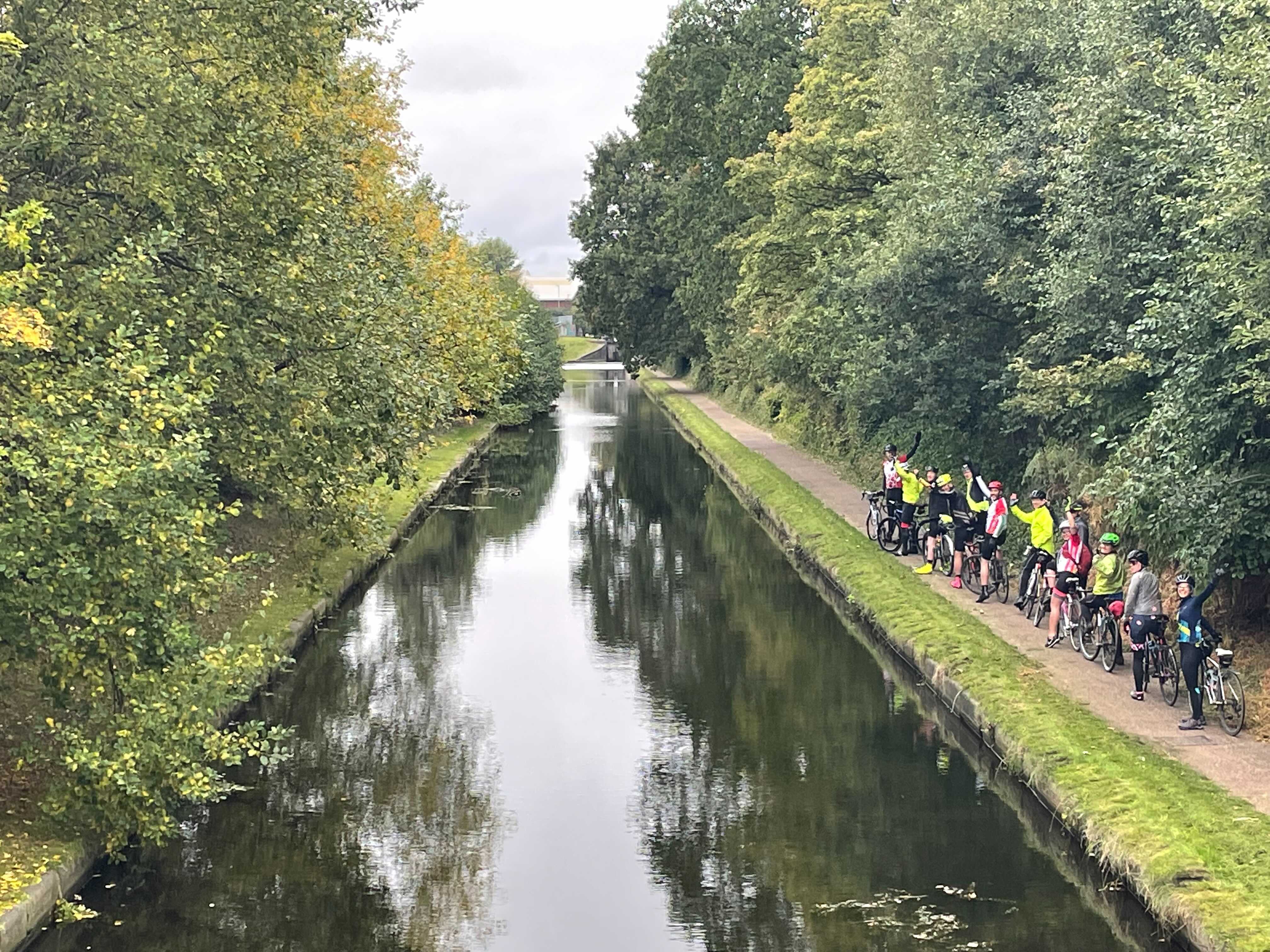 A scene from the third day of Dr Catriona Mellor's cycle ride