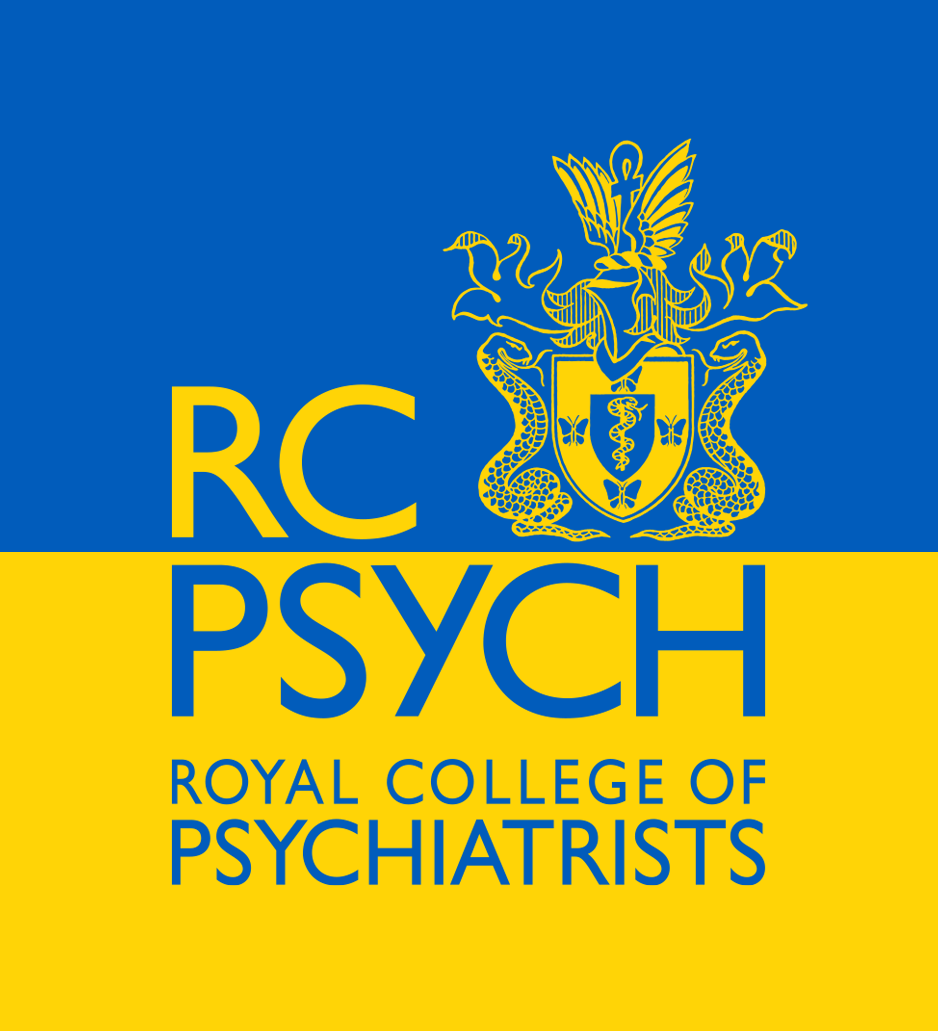RCPsych - Ukraine themed logo