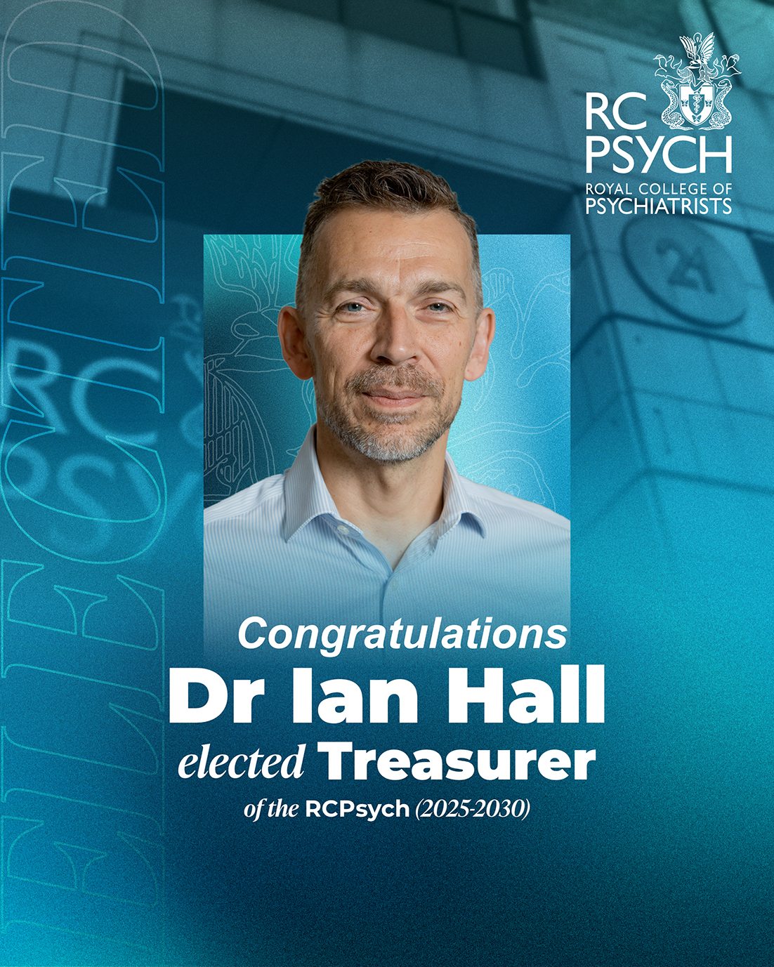 Dr Ian Hall elected Treasurer